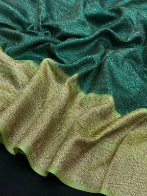 Classic Jute Silk Saree with Rich Texture & Shine (Antique Aangan)