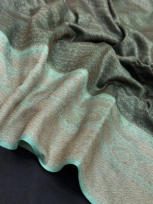 Classic Jute Silk Saree with Rich Texture & Shine (Antique Aangan)