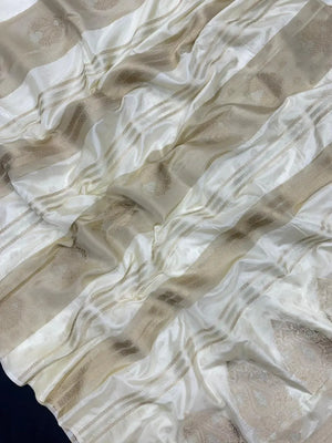 Elegant Semi Mysore Crepe Silk Saree