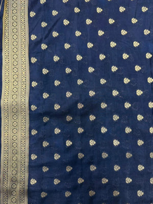 Elegant Semi Mysore Crepe Silk Saree