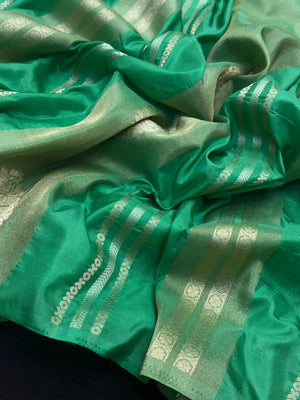 Elegant Semi Mysore Crepe Silk Saree