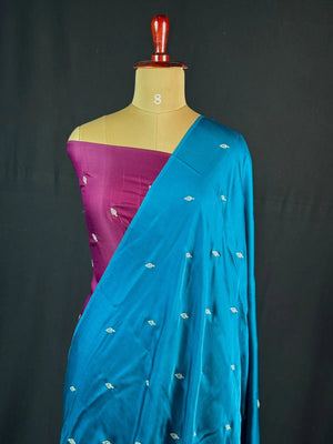 Handcrafted Muibarrei Silk Saree with Rich Texture
