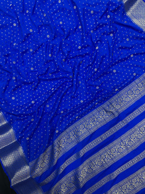 Graceful Drape: Pure Mysore Crepe Silk Saree