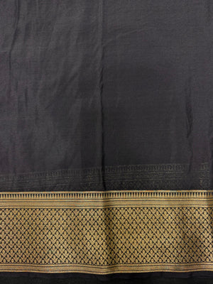 Graceful Drape: Pure Mysore Crepe Silk Saree