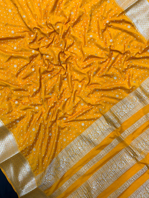 Graceful Drape: Pure Mysore Crepe Silk Saree