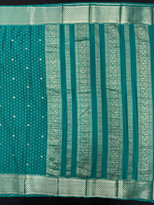 Graceful Drape: Pure Mysore Crepe Silk Saree