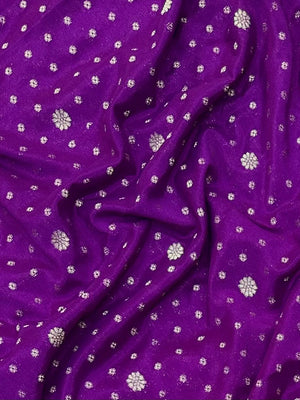 Graceful Drape: Pure Mysore Crepe Silk Saree