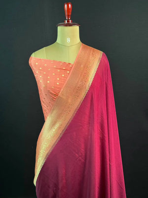 Versatile Semi Crepe Silk Saree with Classic Appeal