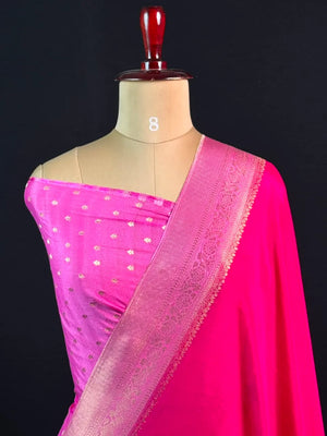 Versatile Semi Crepe Silk Saree with Classic Appeal