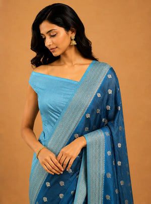 Party Wear Semi Georgette Silk Saree – Modern Elegance