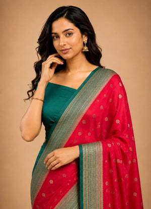 Party Wear Semi Georgette Silk Saree – Modern Elegance