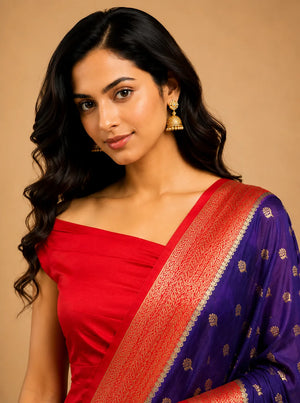 Party Wear Semi Georgette Silk Saree – Modern Elegance