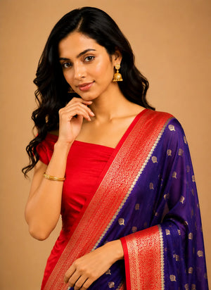 Party Wear Semi Georgette Silk Saree – Modern Elegance
