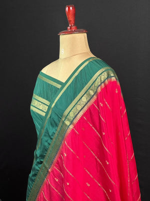 Semi Mysore Silk Saree – A Perfect Blend of Tradition & Style
