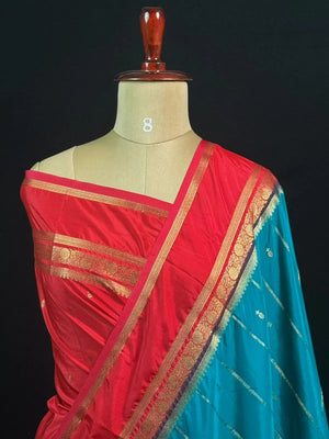 Semi Mysore Silk Saree – A Perfect Blend of Tradition & Style