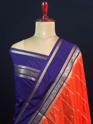 Semi Mysore Silk Saree – A Perfect Blend of Tradition & Style