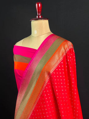 Exquisite Chikan Kari SP Georgette Saree