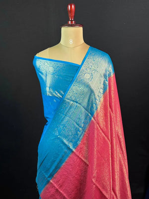 Sophisticated Semi Binny Crepe Silk Saree for Modern Women