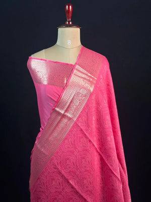 Binny Crepe Saree – Crepe Delight