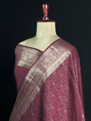 Binny Crepe Saree – Crape Delight