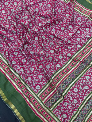 Cotton silk saree with soft texture and subtle shine – perfect for festive and everyday wear