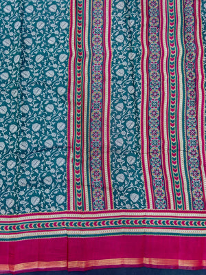 Cotton silk saree with soft texture and subtle shine – perfect for festive and everyday wear