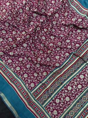 Cotton silk saree with soft texture and subtle shine – perfect for festive and everyday wear