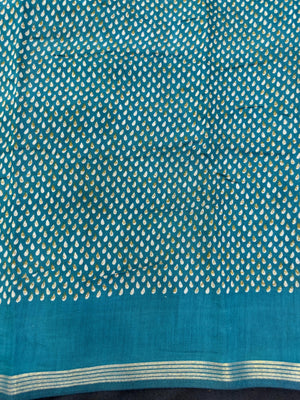 Cotton silk saree with soft texture and subtle shine – perfect for festive and everyday wear