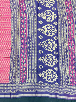 Cotton silk saree with soft texture and subtle shine – perfect for daily, festive, or office ethnic wear