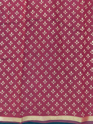 Cotton silk saree with soft texture and subtle shine – perfect for daily, festive, or office ethnic wear