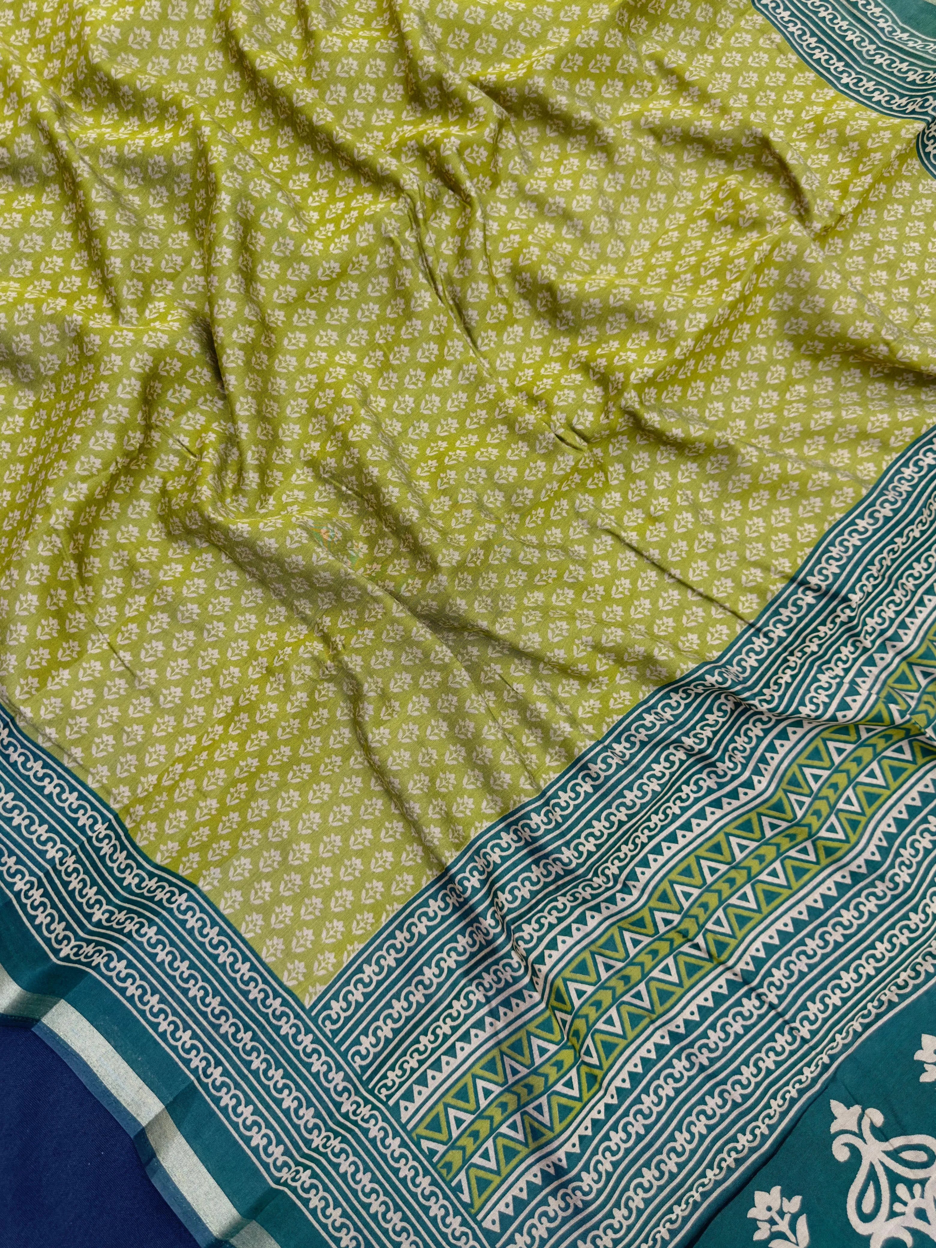 Cotton silk saree with soft texture and subtle shine – perfect for daily, festive, or office ethnic wear