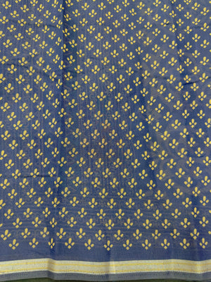 Cotton silk saree with soft texture and subtle shine – perfect for daily, festive, or office ethnic wear