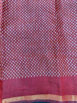 Cotton silk saree with soft texture and subtle shine – perfect for festive and everyday wear