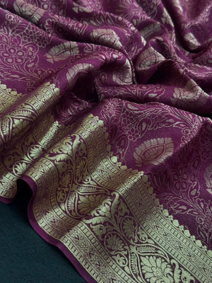 Binny Crepe Saree – Smooth Drape with Effortless Elegance-(Crepe Delight)