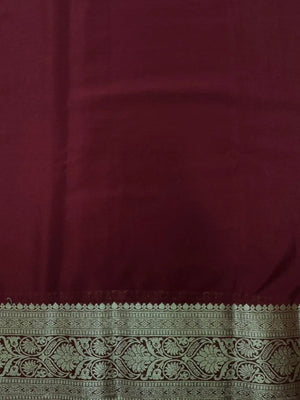 Binny Crepe Saree – Smooth Drape with Effortless Elegance-(Crepe Delight)