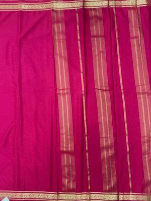 Graceful Mango Silk Crape