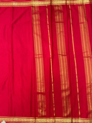 Graceful Mango Silk Crape