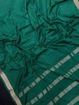 Smooth Crepe Silk Plain Saree