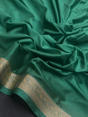 Smooth Crepe Silk Plain Saree