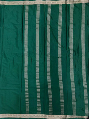 Smooth Crepe Silk Plain Saree