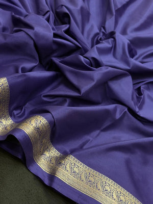 Smooth Crepe Silk Plain Saree