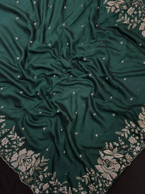 Lightweight Soft Tussar Saree for Everyday Sophistication - Cutwork Crepe