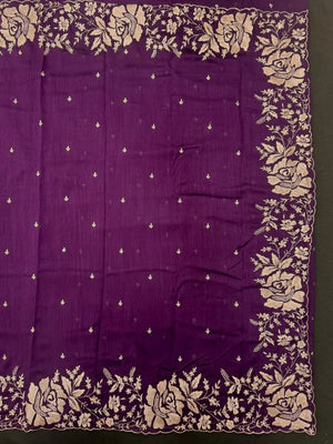 Lightweight Soft Tussar Saree for Everyday Sophistication - Cutwork Crepe