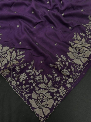 Lightweight Soft Tussar Saree for Everyday Sophistication - Cutwork Crepe