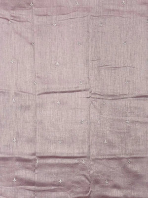 Lightweight Soft Tussar Saree for Everyday Sophistication - Cutwork Crepe