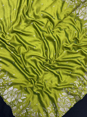 Lightweight Soft Tussar Saree for Everyday Sophistication - Cutwork Crepe