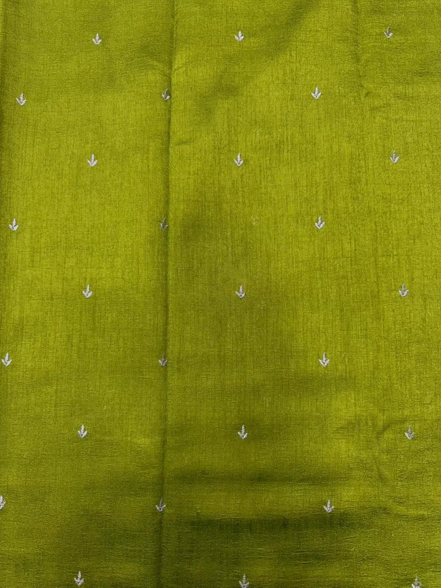 Lightweight Soft Tussar Saree for Everyday Sophistication - Cutwork Crepe