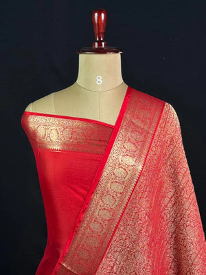 Elegant Crush Crepe Silk Saree
