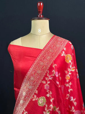 Festive Special Raw Silk Meena Saree
