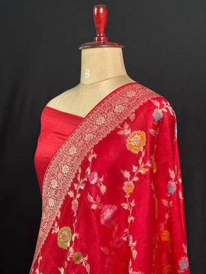 Festive Special Raw Silk Meena Saree